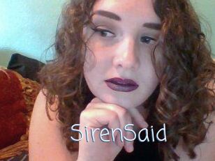 SirenSaid