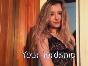 Your_lordship